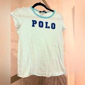 Light blue Ralph Lauren polo tee